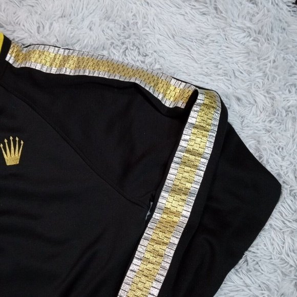 Eternity BC/AD Mens Jacket Track‎ Black XL Full Zip Pockets Embroidery - Picture 8 of 11